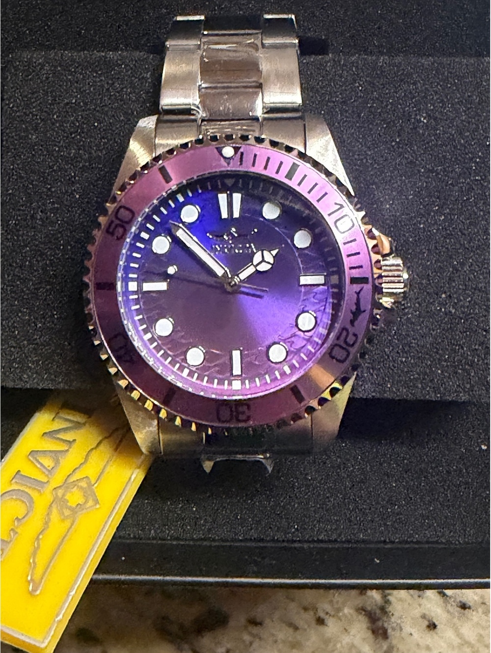 $249 BRAND NEW INVICTA PRO DIVER PURPLE FACE 43mm WATCH - Picture 7 of 9